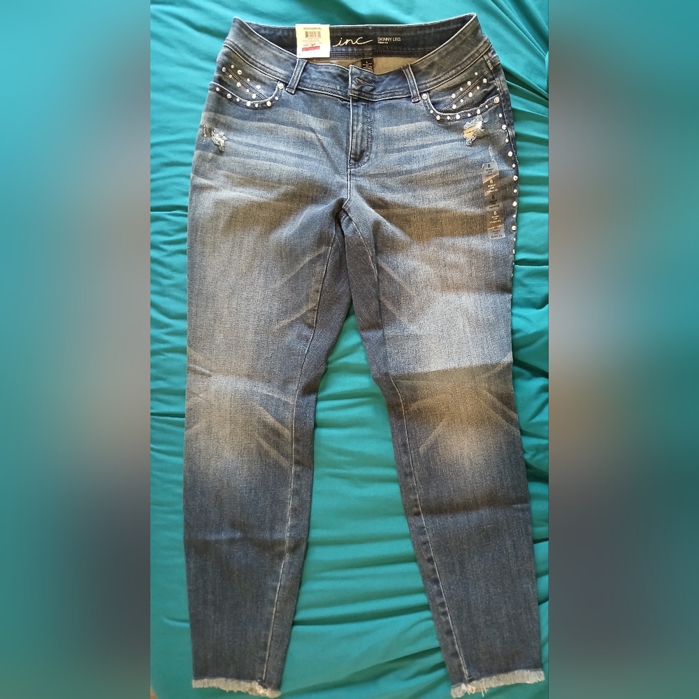 INC International Concepts Women's Denim Skinny Jeans